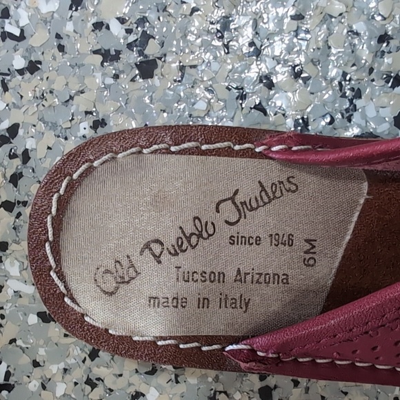 Old Pueblo Traders Vintage Leather Slipper/Clog - Picture 6 of 6